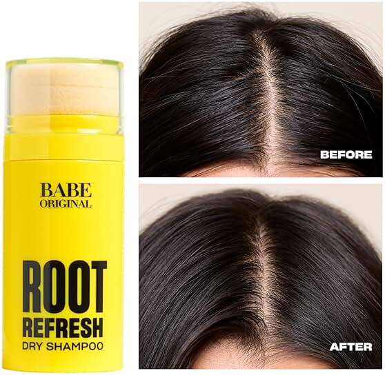BABE ORIGINAL Root Refresh Dry Shampoo Powder for Clean & Volumized Hair| Instantly Absorb Oil & Odor | Aerosol-Free & Talc-Free | Travel-Friendly | Nourish Scalp with Aloe Vera, Caffeine & Arrowroot - Image 2