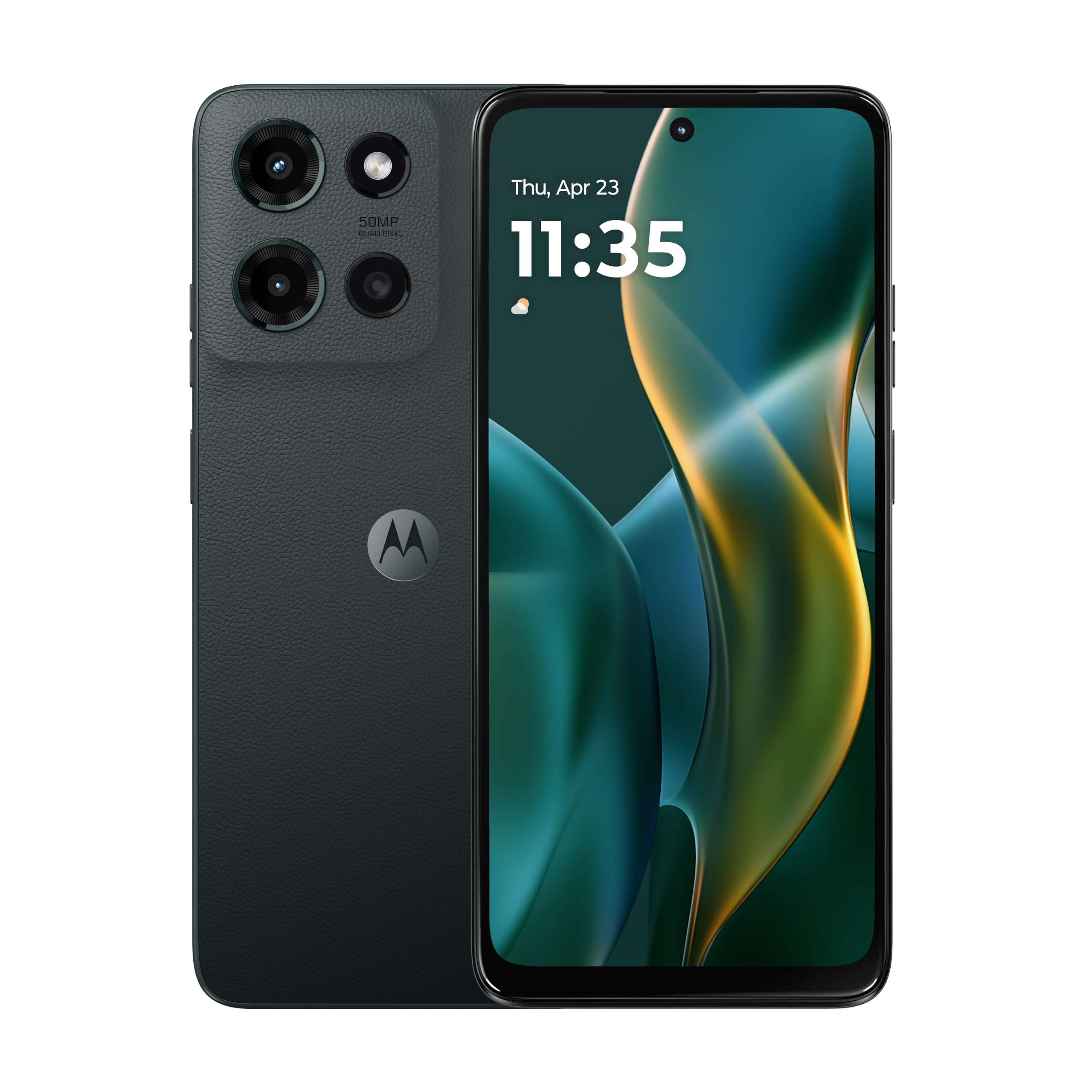 Moto G - 2025 | Unlocked | Made for US 4/128GB | 50MP Camera | Forest Gray - Image 1