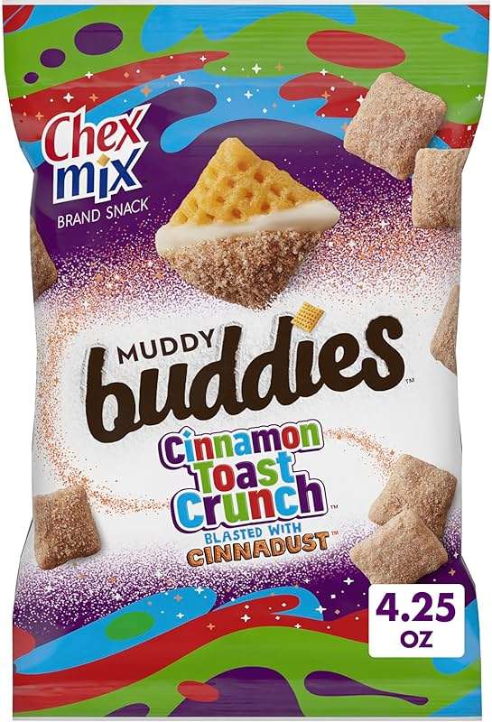 Chex Mix Muddy Buddies Cinnamon Toast Crunch Snack Mix, 4.25 OZ - Image 1