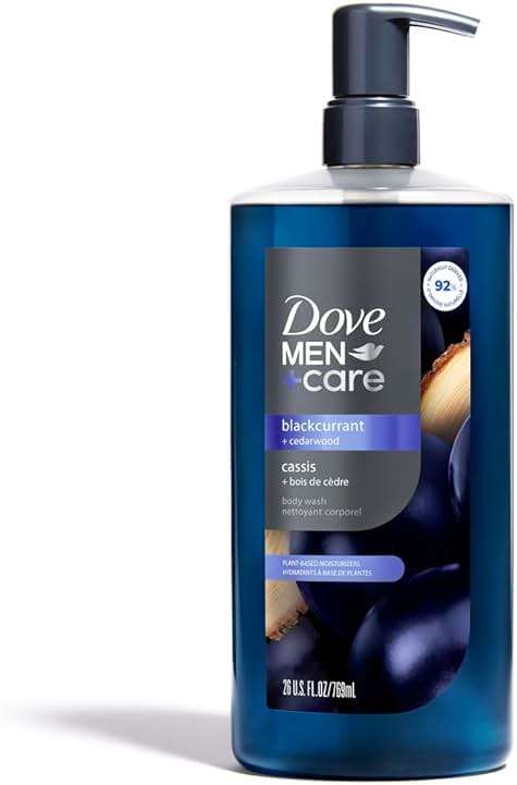 DOVE MEN Blackcurrant + Cedarwood Moisturizing Body Wash | #1 Dermatologist Body Wash for Men, Sulfate Free, Paraben Free, & Dye Free | 26oz - Image 5