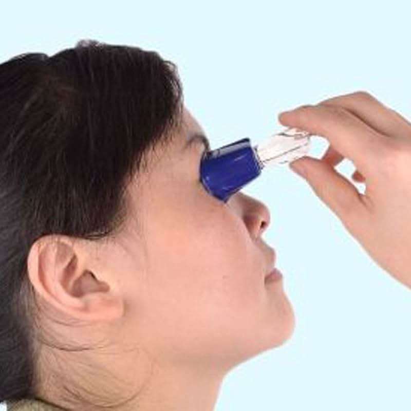 Eye Drop Dispenser Guide with Elastic Snap Fit, Skin-Friendly Curved Edge, 1 Pack, for Dry Eye Relief, Seniors, Shaky Hands, Home Eye Care Use - Image 6