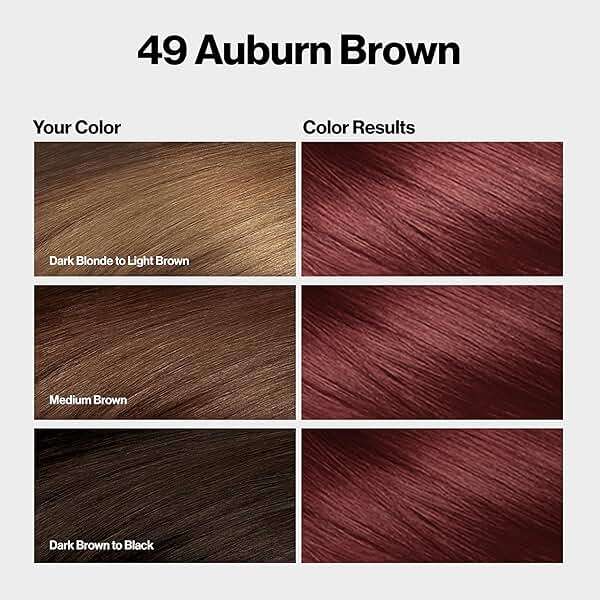 Revlon ColorSilk with Bond Repair Complex, Auburn Permanent Hair Color, 100% Gray Coverage, Ammonia Free Hair Dye, Vegan Keratin, 49 Auburn Brown (Pack of 3) - Image 9