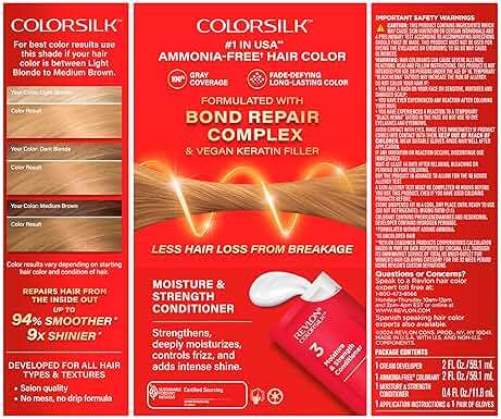 Revlon ColorSilk with Bond Repair Complex, Blonde Permanent Hair Color, 100% Gray Coverage, Ammonia Free Hair Dye, Vegan Keratin, 71 Golden Blonde (Pack of 3) - Image 12