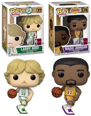 Funko Magic Johnson/Larry Bird Pop! NBA Legends Combo (2) - Image 1