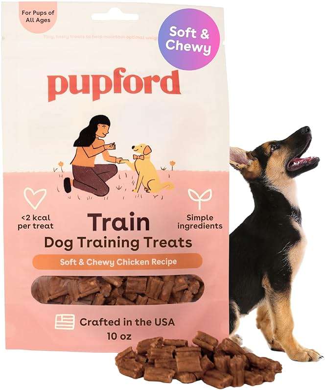 Pupford Soft & Chewy Training Treats for Dogs & Puppies (Chicken, 10 oz) - Image 1