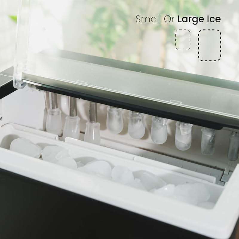 Portable Ice Maker Countertop – Fast Ice in 6 Mins, Compact Ice Machine for Home, Kitchen & RV, Self-Serve Ice Maker with Scoop for Parties & Daily Use - Image 4