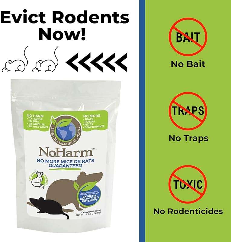 NoHarm Rodent Disruption Granules | Protect Home from Mice and Rats | Outdoor Preventative Maintenance System - Image 2