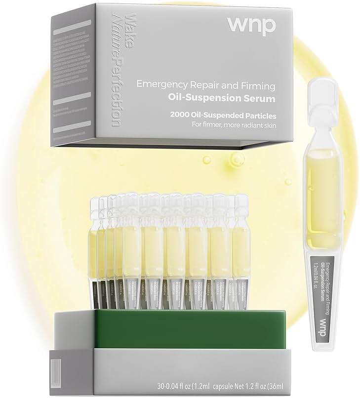 WNP collagen &4D hyaluronic acid Serum Anti Aging,Oil-Suspension Serum|Barrier repair Firming Emergency Repair|WaterOilBalance| Single-Use Vials Skincare for Sensitiveskin 30pcs - Image 1