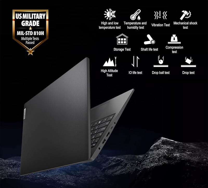 Lenovo V15 Gen 4 (15.6" FHD Anti-Glare, 13th Intel Core i5-13420H (Beat i7-1255U), 16GB RAM, 512GB SSD) for Business, Home, Military Grade, Ethernet, Webcam, IST Hub, Win 11 Pro w/AI Copilot, Black - Image 8