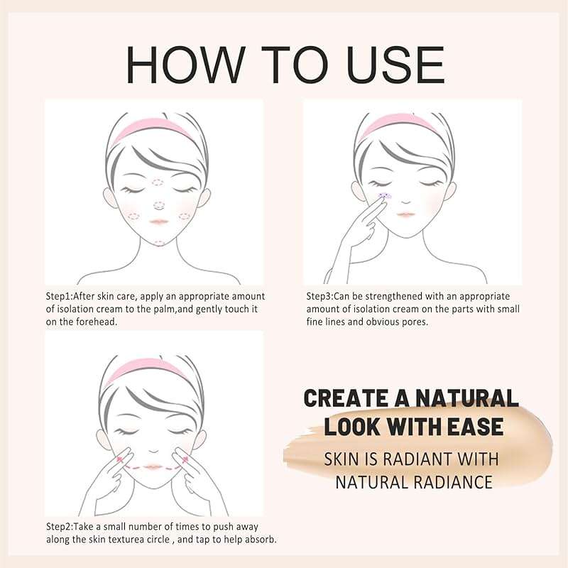 Skin Tone Adjusting CC Cream SPF 50, New Cosmetics CC Cream, Pre-makeup Primer Moisturizing Skin Concealer Skin Tone (Natural, 1PCS) - Image 5