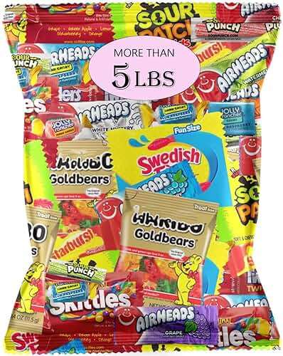 Bulk Candy Variety Pack - Bulk Candy's Individually Wrapped - Candy Bars, Hard Candy, Taffy's, Candy For Every Occasion More Than 5 Pounds, - Image 1