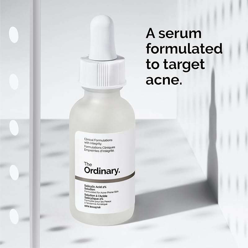 The Ordinary Acne Collection - Skin Care Bundle Set For Oily, Acne Prone Skin - Salicylic Acid 2% Solution, Niacinamide 10% + Zinc 1%, Natural Moisturizing Factors + Beta Glucan - Image 2