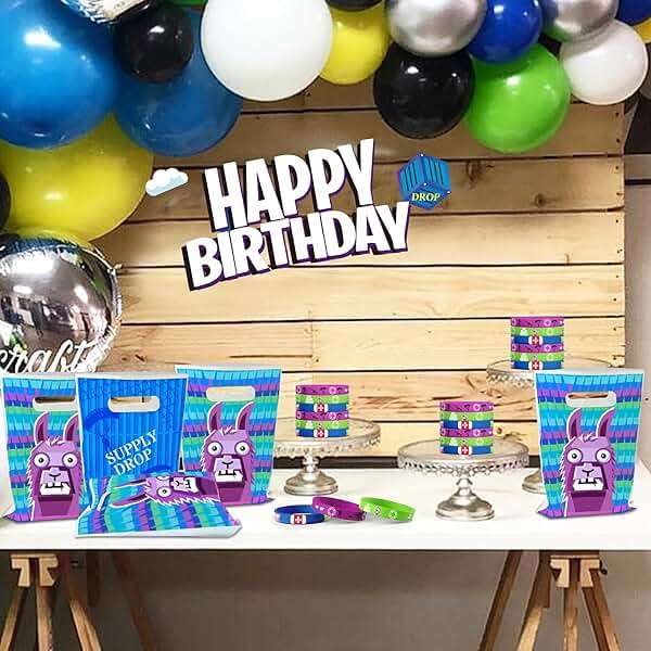 Haxpacal Llama Bracelets Silicone Wristband 30Pcs Llama Theme Party Decorations Supplies for Video Games Themed Llama Gamer Birthday Party Favors - Image 2