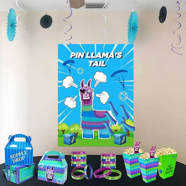 Haxpacal Llama Bracelets Silicone Wristband 30Pcs Llama Theme Party Decorations Supplies for Video Games Themed Llama Gamer Birthday Party Favors - Image 7