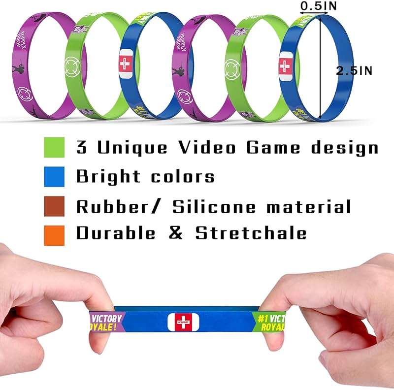 Haxpacal Llama Bracelets Silicone Wristband 30Pcs Llama Theme Party Decorations Supplies for Video Games Themed Llama Gamer Birthday Party Favors - Image 8