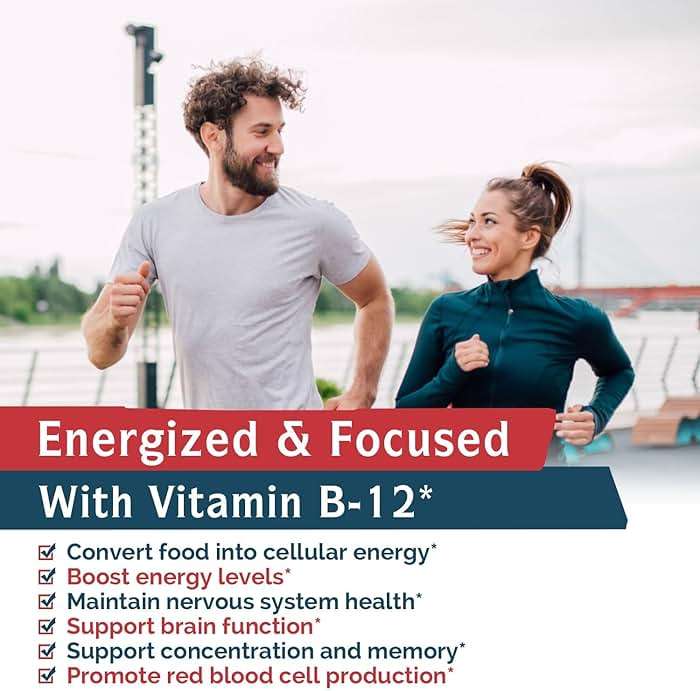 Innate Vitality Vitamin B12 5000mcg, Sublingual, Vegan Methylcobalamin, Fast Dissolve Tablets, Natural Peach Flavor, Supports Energy Production & Healthy Nervous System, 240 Tablets - Image 4
