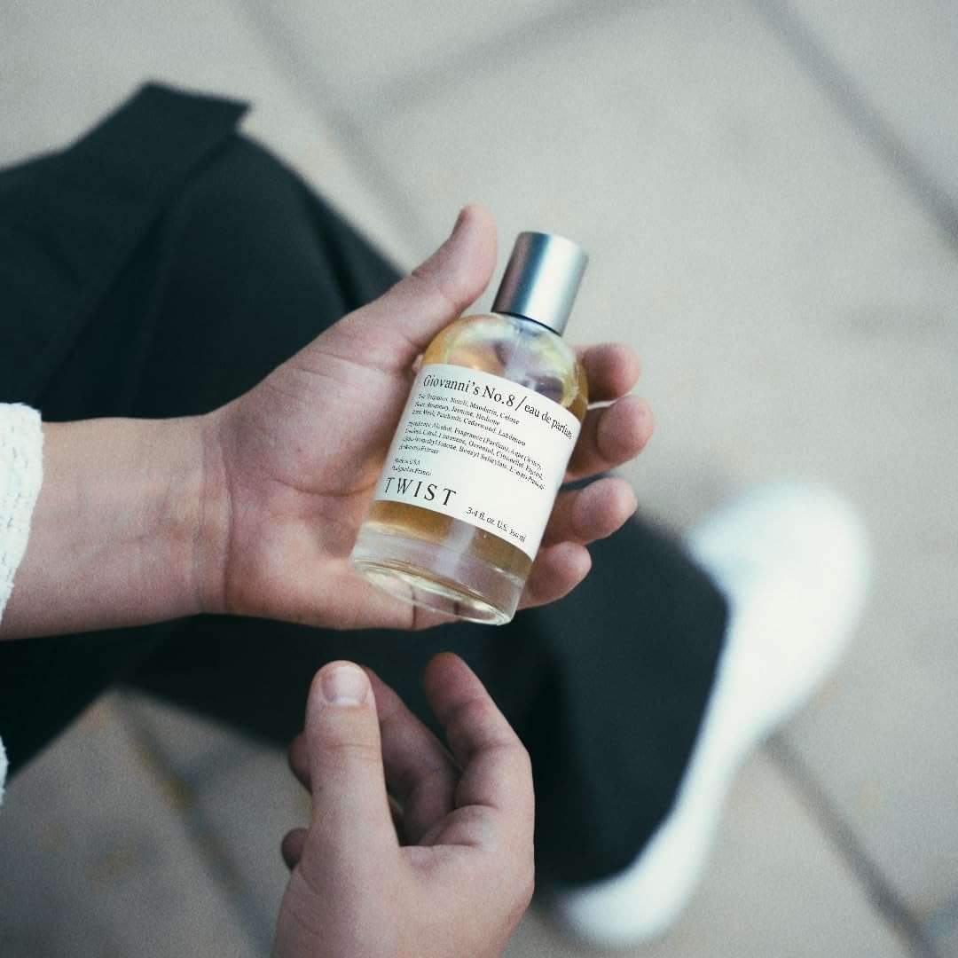 Twist - G.iovanni’s No. 8 - Eau De Parfum Inspired by Acqua D. G. Long-Lasting Perfume For Men, Marine & Citrus, Vegan, Clean Ingredients, Fragrance - Spray 100 ml | 3.4 fl. oz. - Image 9