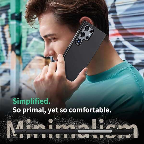 GRECAZO Magnetic Ultra Thin Frosted Designed for Samsung Galaxy S25 Ultra Phone Case 6.9 inch Slim Minimalist Lightweight Matte Hard [Compatibility with MagSafe] Cover Protective Bumper Case- Black - Image 7