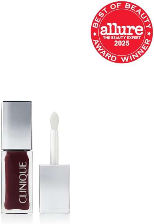 Clinique Pop Lip + Cheek Oil in 3 Iconic Shades in Black Honey, Pink and Nude Honey | Conditions Lips + Gives Cheeks a Natural, Dewy Flush - Image 2