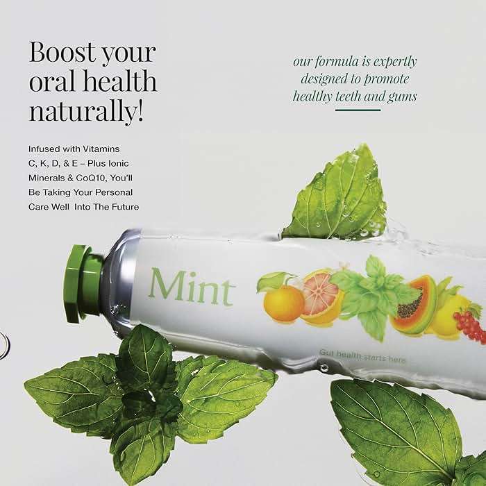 Revitin Toothpaste | Fluoride-Free Prebiotic Mint Tooth Gel | No SLS, Gluten Free, Dye Free, GMO Free, No Sweeteners | Non-Toxic, Kid Approved - Image 5