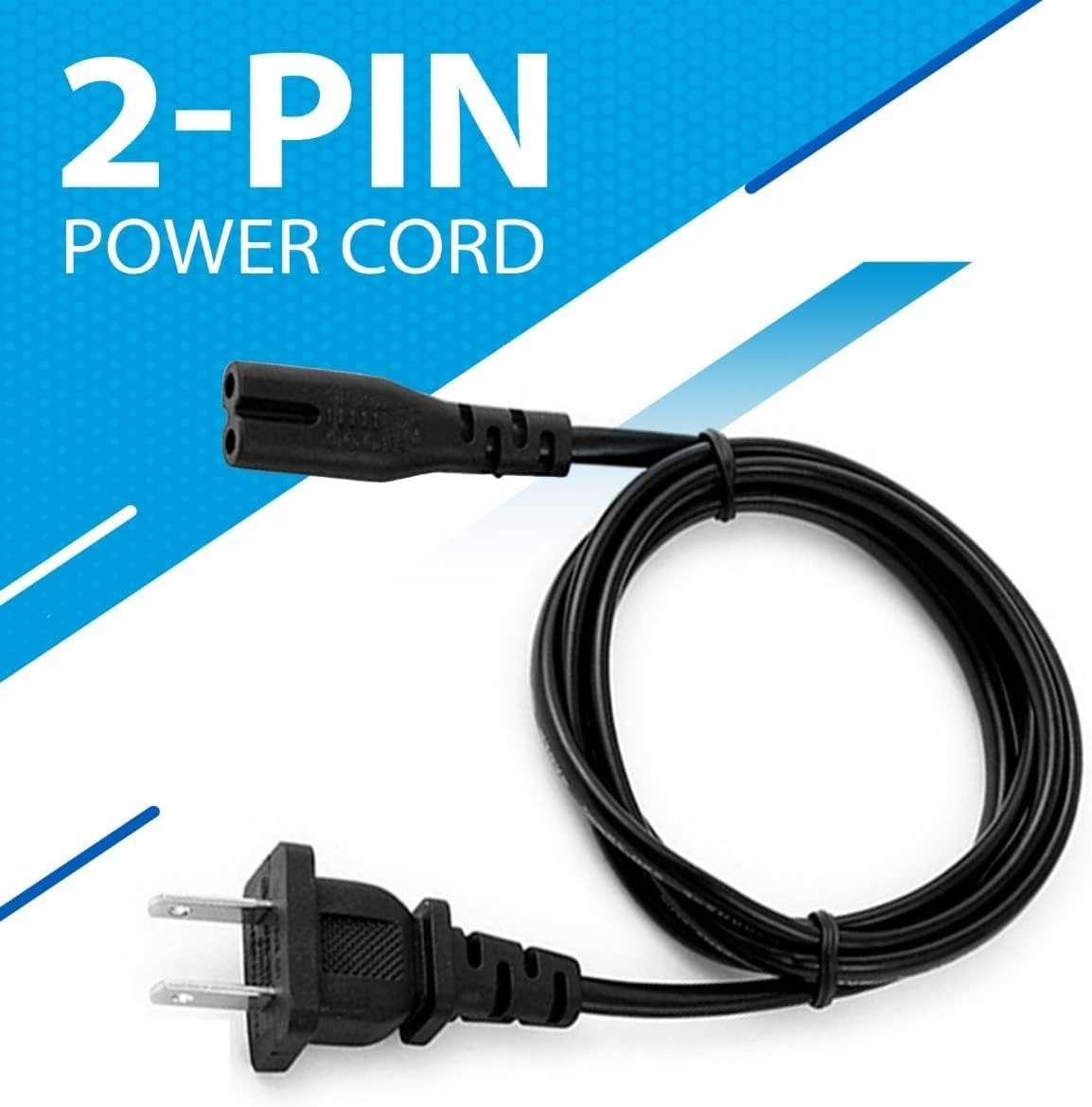 10ft Prong Power Cord for Sony PS5, PlayStation 5, Xbox One S/X Series X/S - Image 3