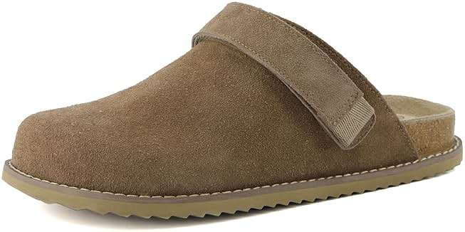 CUSHIONAIRE Boulder Genuine Leather Clogs for Women, Slingback Slip On Shoes with Adjustable Swivel Back Strap and Memory Foam Footbed - Image 6