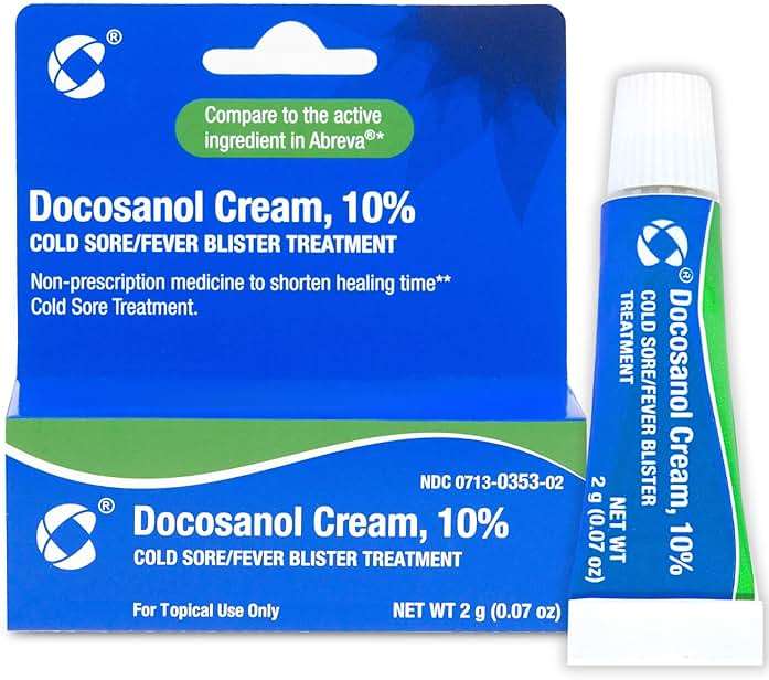 Cosette Cold Sore/Fever Blister Treatment for Face or Lips with Docosanol Cream, 10% - Treatment Cream for Cold Sore/Fever Blister - 0.07 oz Tube (6) - Image 6