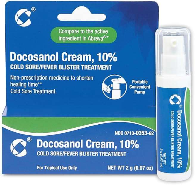 Cosette Cold Sore/Fever Blister Treatment for Face or Lips with Docosanol Cream, 10% - Treatment Cream for Cold Sore/Fever Blister (0.07 Tube) (1) - Image 7