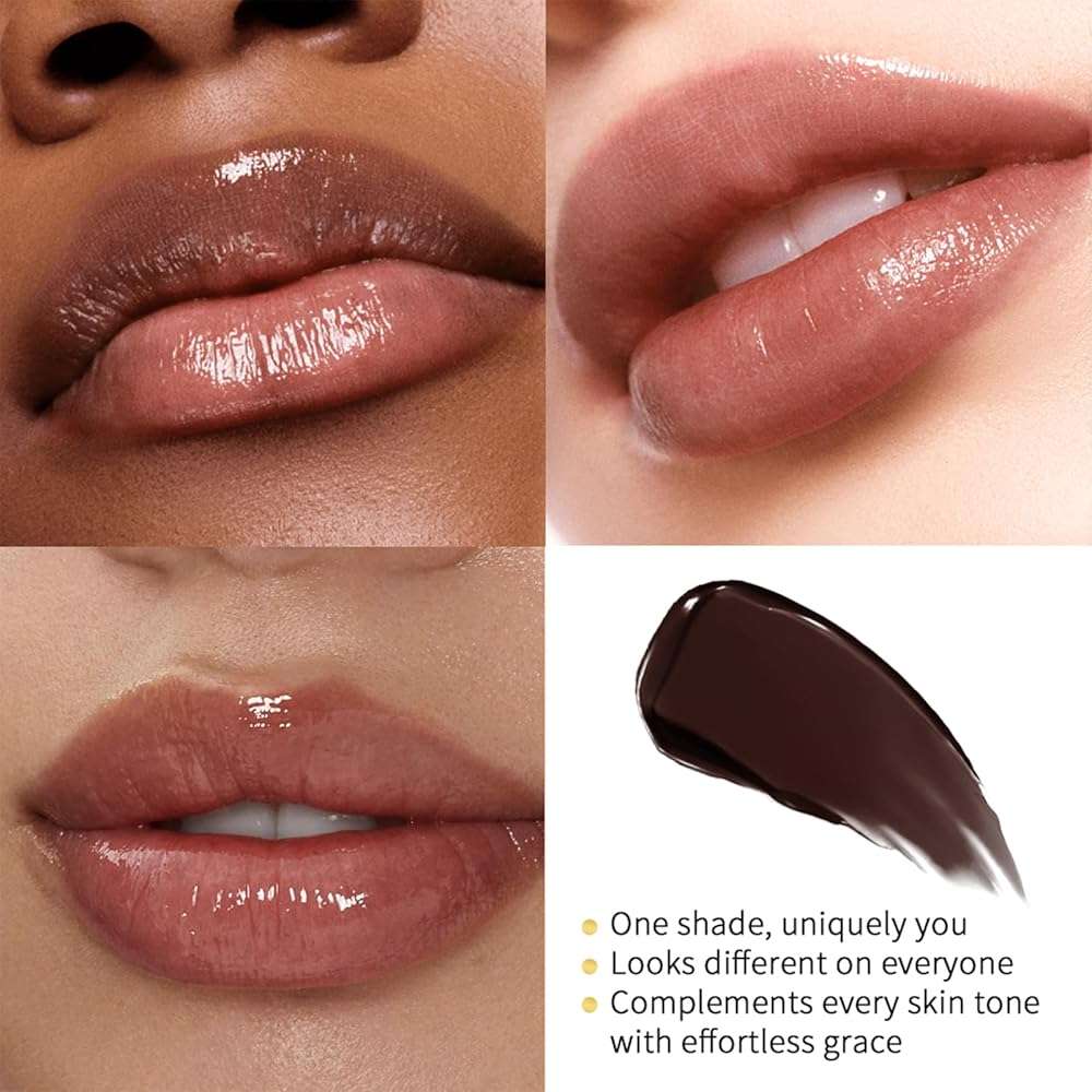 BAISEN DIARY 2PCS Honey Lipstick Tinted Lip Balm - Sheer Hydrating Lipstick for All Skin Tones - Moisturizing Lip Color, Nourishing Lip Balm with a Hint of Natural Black Cherry Tint - Image 7