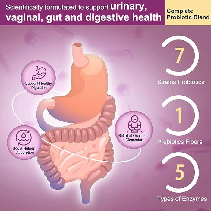 DRFOSTER Urinary Tract Health for Women, Vaginal Probiotics for Women pH Balance with D-Mannose, Cranberry, Probiotics and Prebiotics for Digestive Helath 90 Veggie Capsules - Image 5
