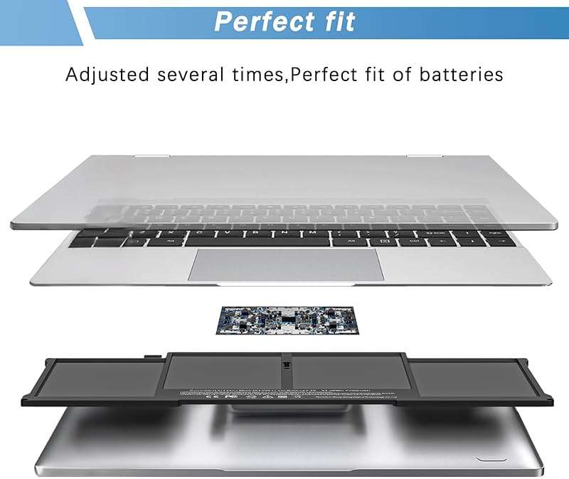 YUERYE A1466 Battery Compatible with MacBook Air 13 inch A1466(Mid 2012, Mid 2013, Early 2014, Early 2015,2017) A1369(Late 2010, Mid 2011 Version) 7200mAh fits A1496 A1405 A1377 [Upgraded 3.0] - Image 6