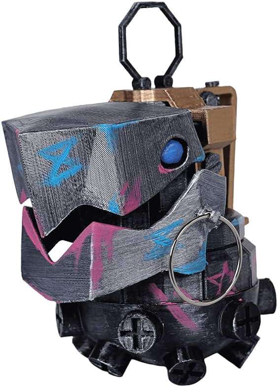 Vasojot Unisex Vi Jinx Cosplay Hand Grenade Ornament Prop Powder Costume Outfits Accessories Adult Halloween for Fans - Image 1