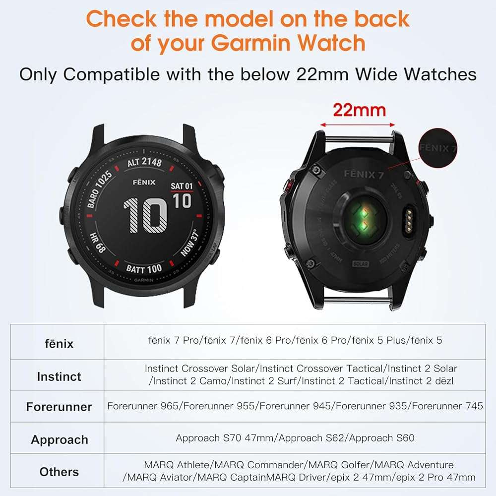 Tactical Rugged Nylon Band + Paracord Band Compatible with Garmin Instinct Watch Band - Image 9