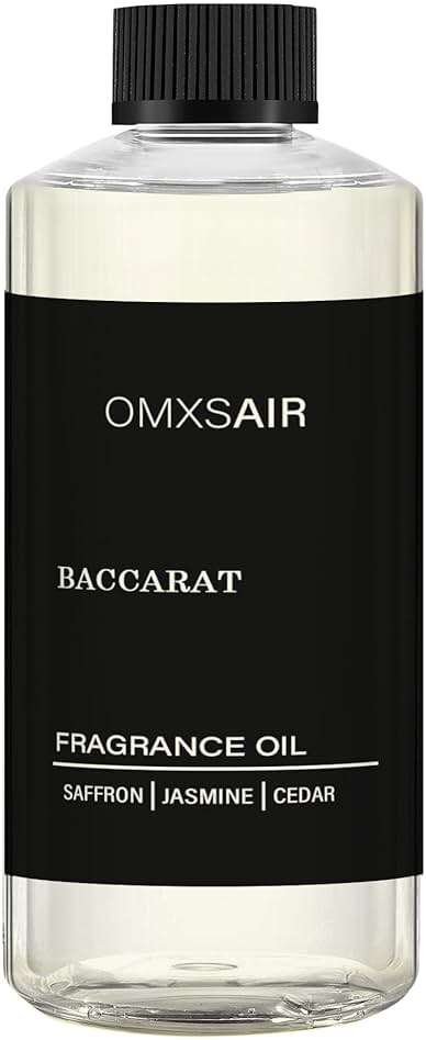 Baccarat Hotel Diffuser Oil Inspired by Baccarat NY hotel 16.9Fl Oz(500ml) - Hotel Fragrance Diffuser Oil & Home Luxury Scents - Saffron, Cedar,Ambergris Essential Oils Blend for Aromatherapy Diffuser - Image 1