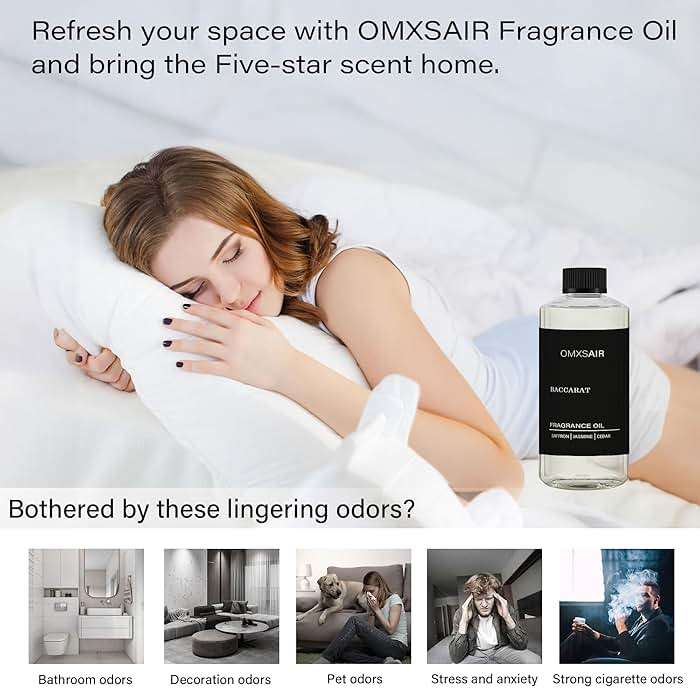 Baccarat Hotel Diffuser Oil Inspired by Baccarat NY hotel 16.9Fl Oz(500ml) - Hotel Fragrance Diffuser Oil & Home Luxury Scents - Saffron, Cedar,Ambergris Essential Oils Blend for Aromatherapy Diffuser - Image 3