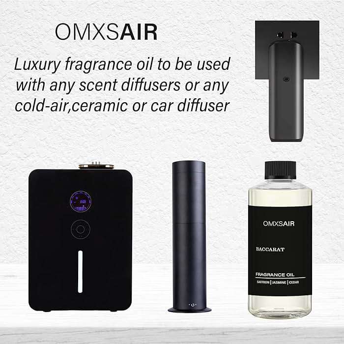 Baccarat Hotel Diffuser Oil Inspired by Baccarat NY hotel 16.9Fl Oz(500ml) - Hotel Fragrance Diffuser Oil & Home Luxury Scents - Saffron, Cedar,Ambergris Essential Oils Blend for Aromatherapy Diffuser - Image 4