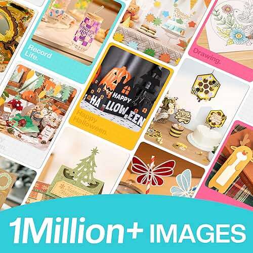 Likcut Vinyl Cutter Machine, Upgrade Cutting Machine Glee S501 for DIY Joy, Portable Smart Cutting Tool for Crafter, Sticker Decal Maker Printing for Family & School Fun Projects and Decorations, Pink - Image 7