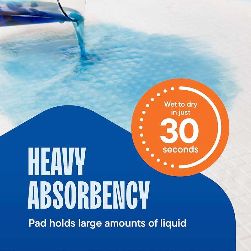 Chucks Pads Disposable [100-Pack] Adult Incontinence Underpads 23"x36" Large Super Absorbent Protective Bed Pads, Leak-Proof Pads – Pee Pads for Kids, Adults and Pets – Dog & Puppy Training Pads - Image 2