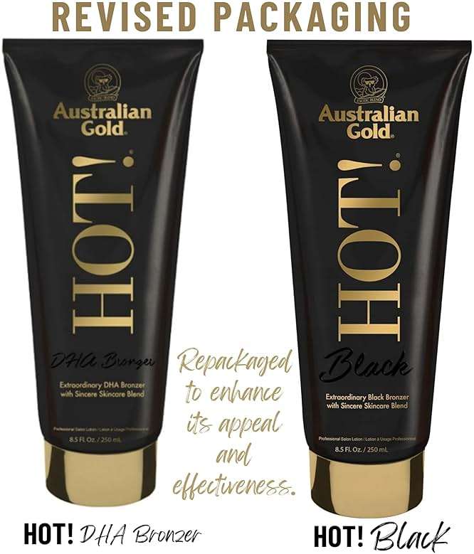 Australian Gold Hot! Bronze Extraordinary DHA Bronzer - 8.5 ounces, Tanning Lotion for Indoor or Outdoor use HOT! Black DHA Bronzer - Image 3