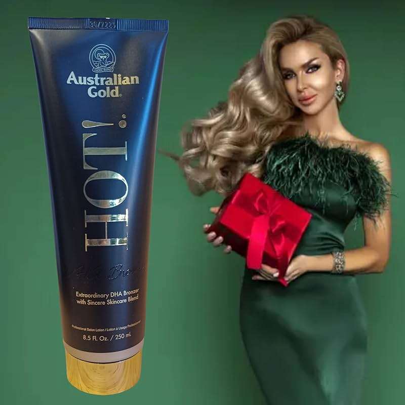 Australian Gold Hot! Bronze Extraordinary DHA Bronzer - 8.5 ounces, Tanning Lotion for Indoor or Outdoor use HOT! Black DHA Bronzer - Image 5