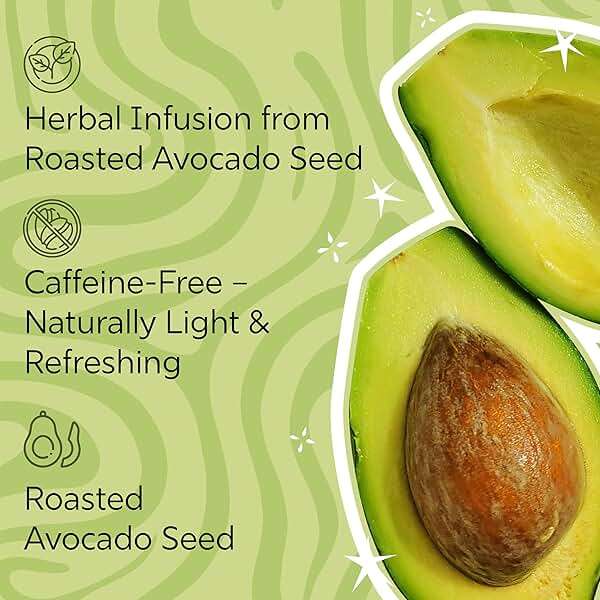 Organic Avocado Tea, Herbal Seed Tea for Digestion, Infusion for Wellness, Premium Natural Organic Tea Beverage, Té de Aguacate | Avocado Prime - Image 4