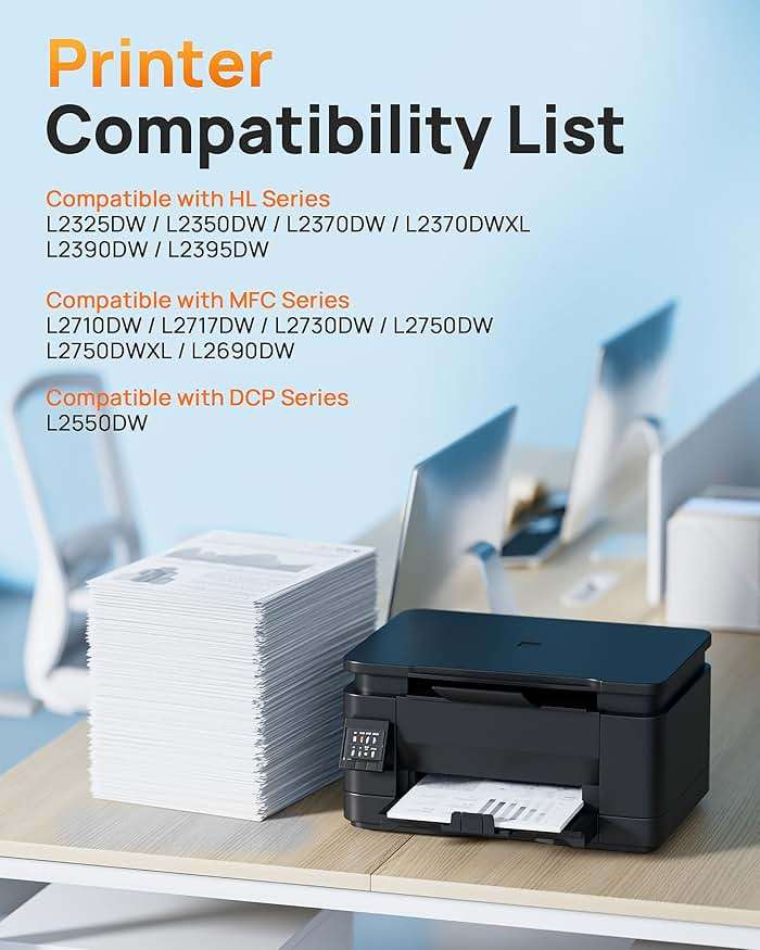 E-Z Ink Compatible TN760 Toner Cartridge Replacement for Brother TN760 TN 760 TN730 Compatible with DCP-L2550DW HL-L2350DW HLL2395DW HLL2390DW HL-L2370DW MFC-L2710DW MFC-L2750DW MFC-L2730DW (3 Black) - Image 2
