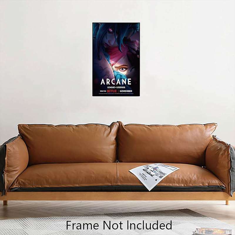 Jefuzh Anime Cartoon Arcane: League of Legends Season 2 TV Series Poster #1 - Matte Poster Frameless Gift 11 x 17 inch(28cm x 43cm),Noframe - Image 7