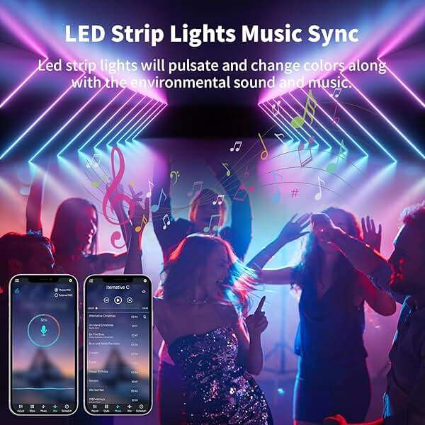 iNextStation RGB Neon LED Strip Lights, 16.4FT 12V Flexible Rope Lights Color Changing Multiple Modes Control with APP & Remote,IP65 Waterproof Neon Lights for Bedroom Decor - Image 2