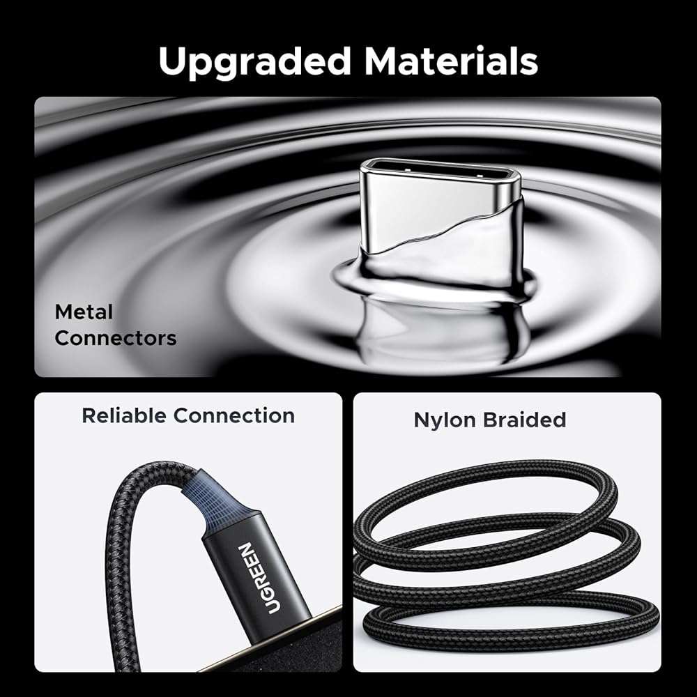 UGREEN USB C to Aux Type C to 3.5mm Audio Adapter Hi-Res 32bit/384KHz Stereo Cord Headphone Male Car Auxiliary Cable Compatible with iPhone 17 16 15 Pro Max, Galaxy S25 S24 Ultra iPad Pixel 10, 3.3FT - Image 6