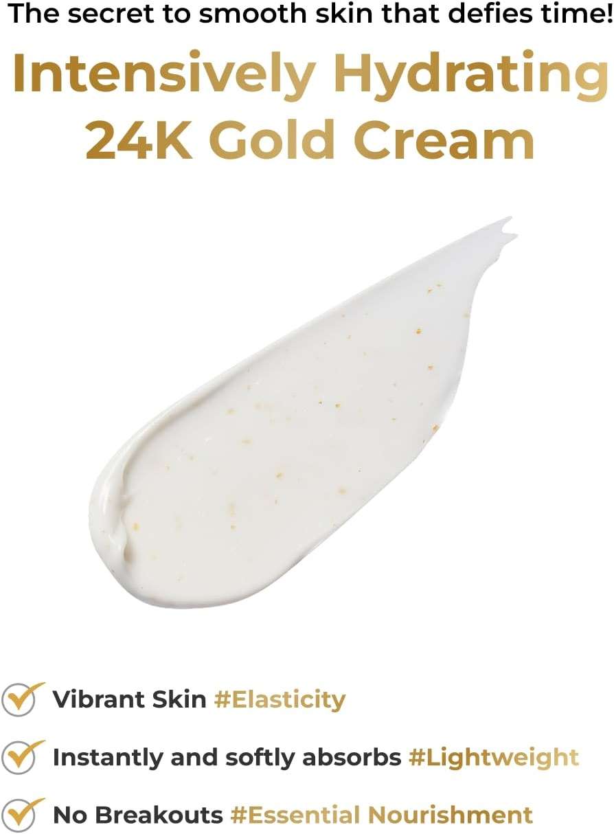 BOM COSMETICS Peptide Power Cream 1.76 Fl Oz, Daily Moisturizing Cream with Peptide and 99% Pure Gold for Hydration, Collagen Support to improve Skin Texture, Skin Barrier Care, Korean Skincare - Image 3