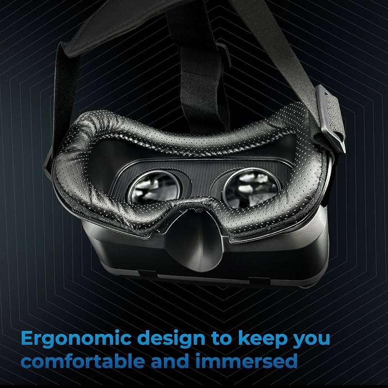 Kiiroo VR Phone Holder – Mobile VR Glasses for iPhone, Android & Windows, Fits 5.5"-7.2" Devices, Adjustable IPD & Focus, Glasses-Friendly, 40mm HD Aspherical Lens - Image 4