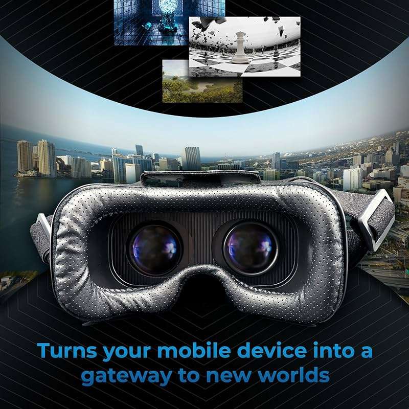 Kiiroo VR Phone Holder – Mobile VR Glasses for iPhone, Android & Windows, Fits 5.5"-7.2" Devices, Adjustable IPD & Focus, Glasses-Friendly, 40mm HD Aspherical Lens - Image 6