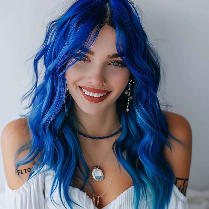 Medusa Semi-Permanent Hair Color, Vegan and Cruelty-Free Hair Dye, Last up to 24 Washes, Non-Damaging Conditioning Hair Color (Deja Blue, 5 fl oz) - Image 3