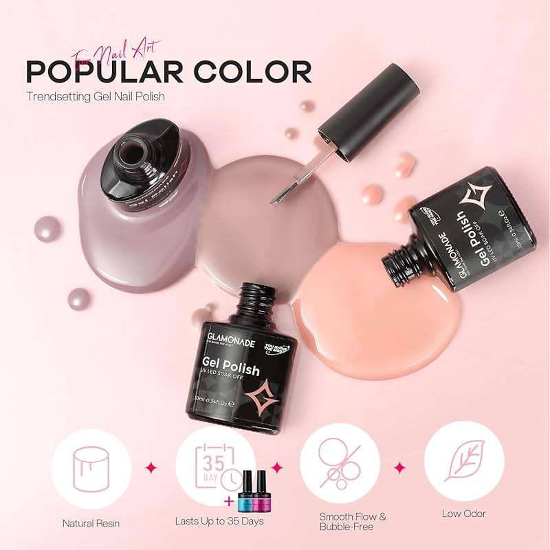 Glamonade Acrylic Nail Kit for Beginners: Professional Acrylic Nail Kit Set with Everything with Drill Powder Nail Art Starter Tech Kit at Home Salon Gift - Image 7